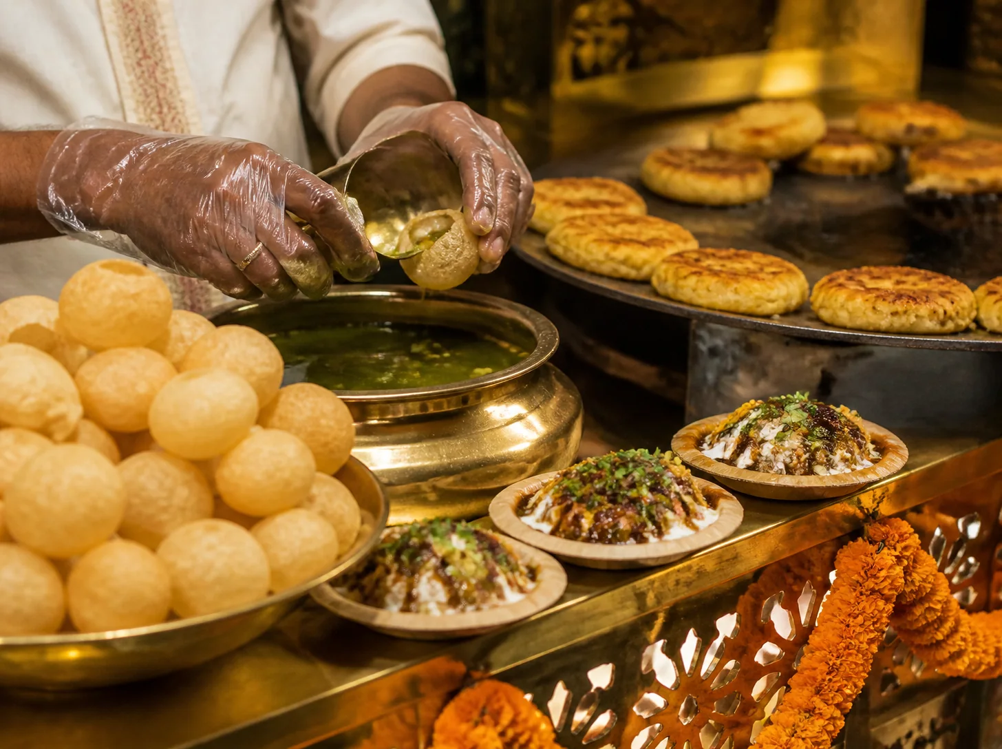 Chaat and live counters